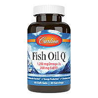 Жирные кислоты Carlson Labs Fish Oil Q, 60 капсул CN10773 PS