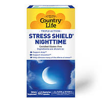 Натуральная добавка Country Life Stress Shield Nighttime, 60 капсул CN5292 PS