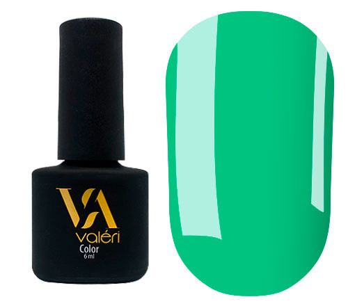 Гель-лак Valeri Color, 6 ml №123 яскравий світло-зелений
