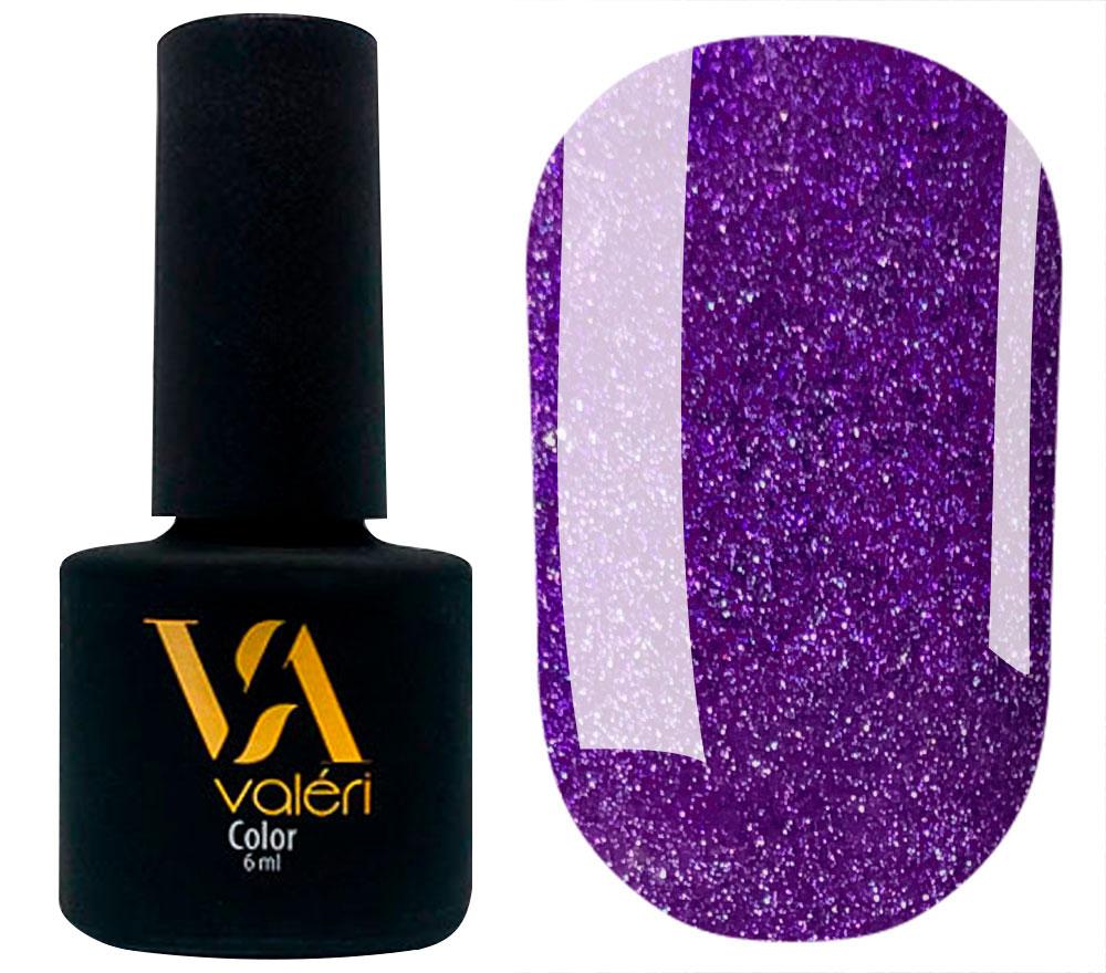 Гель-лак Valeri Color, 6 ml №124 фіолетовий, мікроблиск