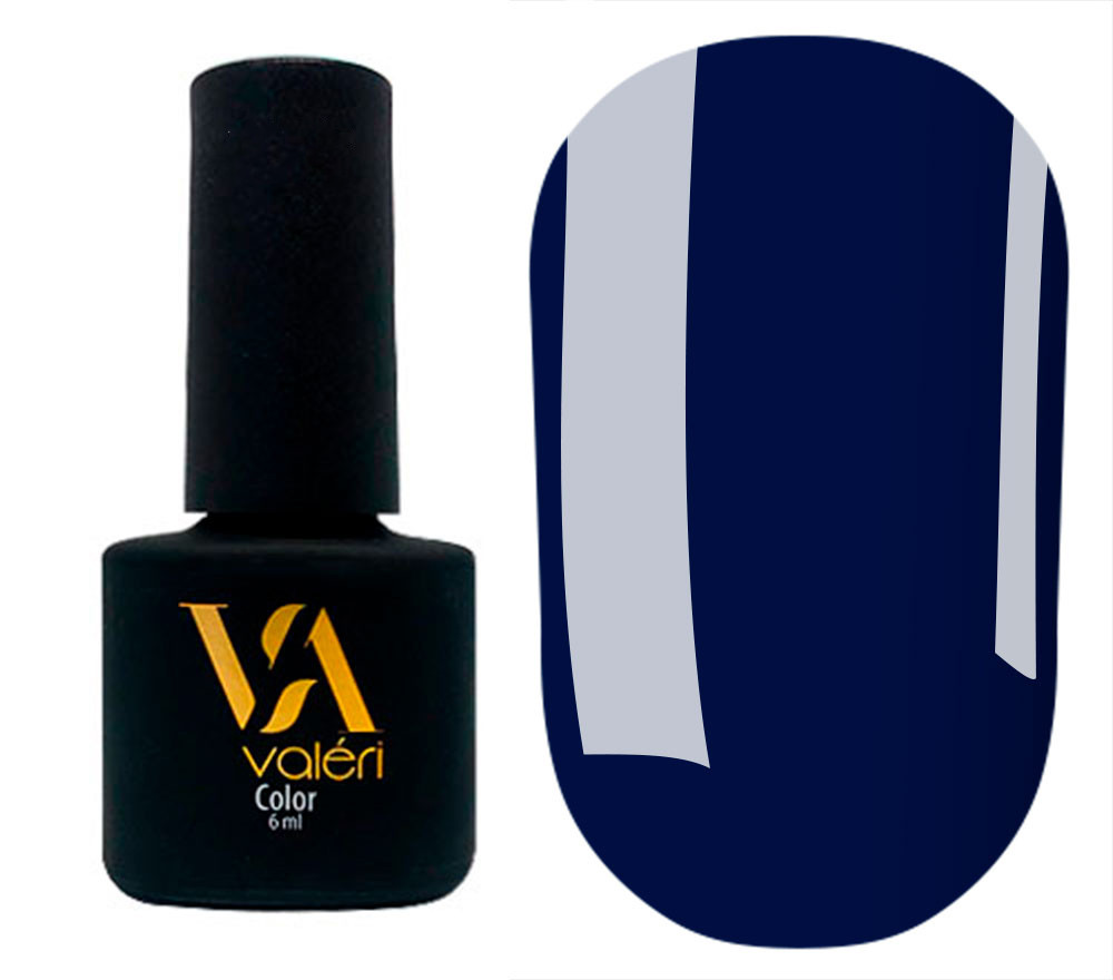Гель-лак Valeri Color, 6 ml №125 темно-синій