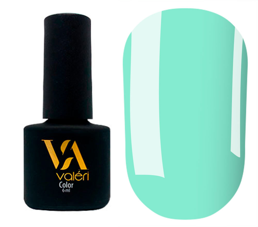Гель-лак Valeri Color, 6 ml №129 бірюзовий