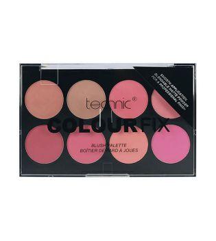 Палетка рум'ян для обличчя Technic Warm Edit Blush Palette 20 г
