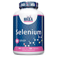 Витамины и минералы Haya Labs Selenium 100 mcg, 120 капсул CN12114 PS