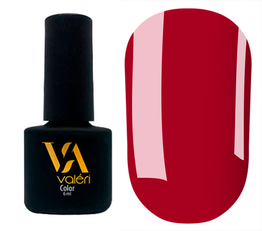 Гель-лак Valeri Color, 6 ml №141 червоний