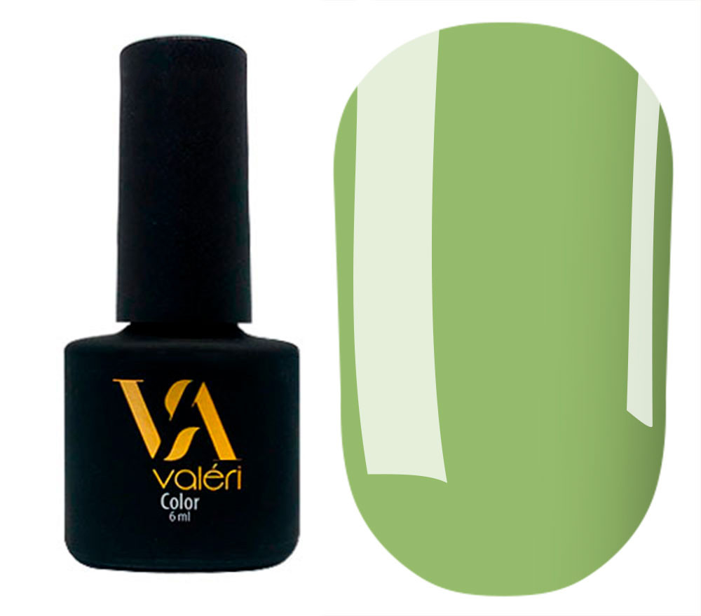 Гель-лак Valeri Color, 6 ml №148 світлий зелено-оливковий