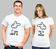 Парні футболки. Футболки для закоханих. Всі розміри є в наявності