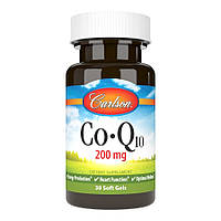 Натуральная добавка Carlson Labs CoQ10 200 mg, 30 капсул CN10027 PS