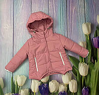 Демисезонная куртка для девочки Уголок розовая 86