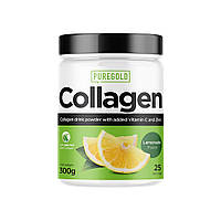 Препарат для суставов и связок Pure Gold Protein Collagen, 300 грамм Лимонад CN5711-1 PS