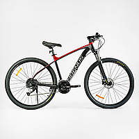 Велосипед Спортивный Corso "Magnus" 29" дюймов MG-76115 (1) рама алюминиевая 19``, оборудование Shimano 27 ско