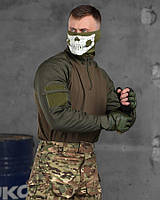 Армейский убакс Oliva весенняя военная кофта, Тактическая рубашка олива одежда для ВСУ ubacs