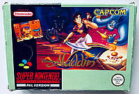 Aladdin, Б/У, английская версия - картридж для Nintendo SNES