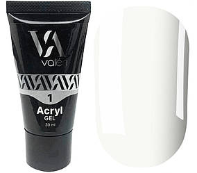 Акрил-гель Valeri Acryl Gel, 30 ml №01