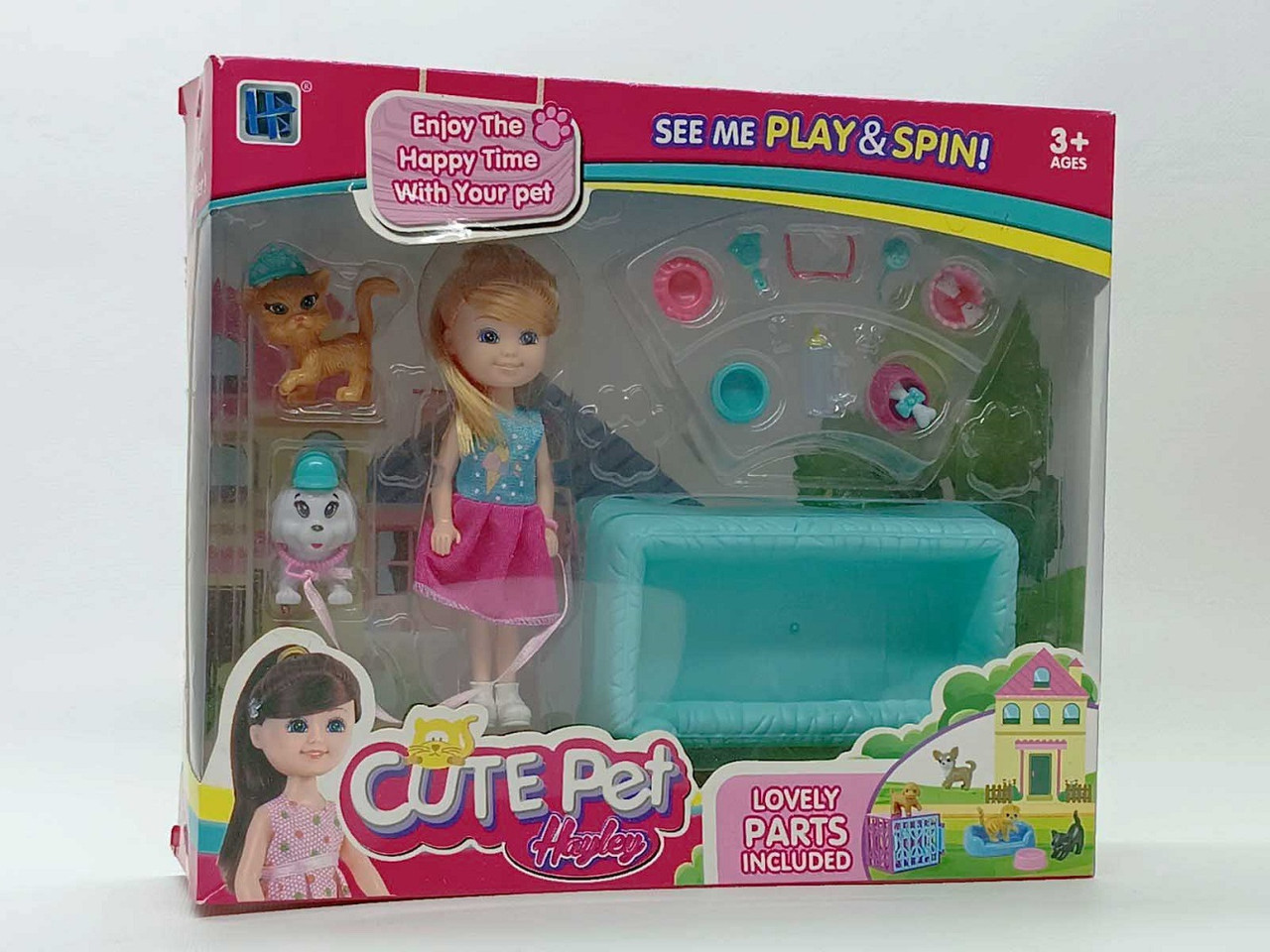 Лялька Shantou "Cute pet" c з вихованцями HB038B