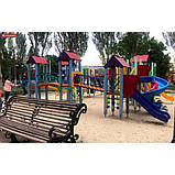 Дитячий комплекс "Крепость" на дитячий майданчик із гірками та гойдалкою, фото 6