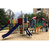 Дитячий комплекс "Крепость" на дитячий майданчик із гірками та гойдалкою, фото 5