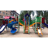 Дитячий комплекс "Крепость" на дитячий майданчик із гірками та гойдалкою, фото 7