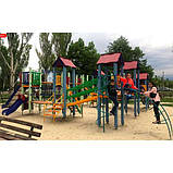 Дитячий комплекс "Крепость" на дитячий майданчик із гірками та гойдалкою, фото 8