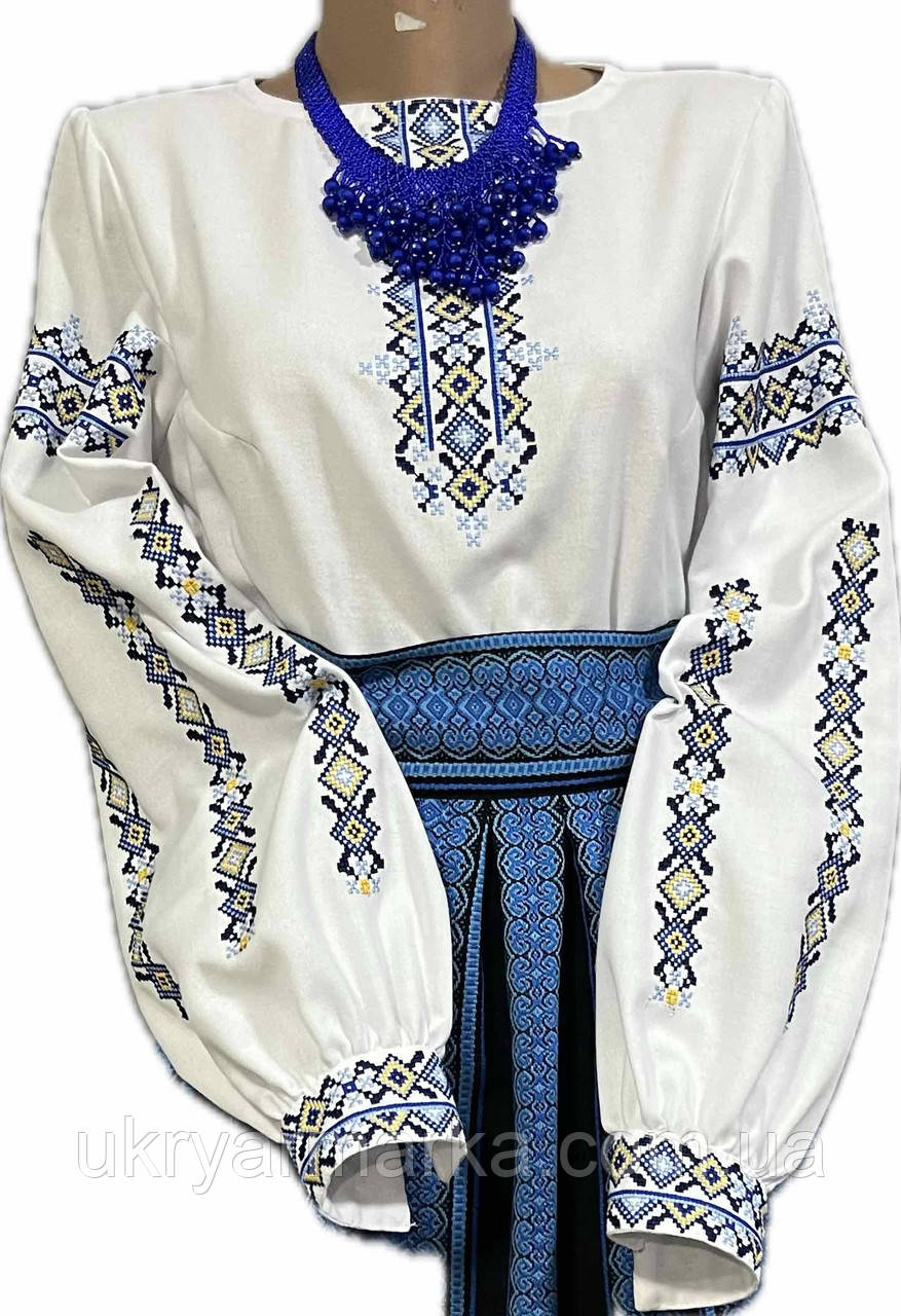 Розкішно вишита сучасна вишита блузка  "Умань"