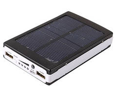Power Bank 10000 mAh на сонячних батареях + Solar + Led панелі