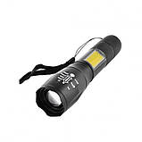 Акумуляторний Ліхтарик X-Balog BL-29-T6 із заряджанням від USB, фото 4
