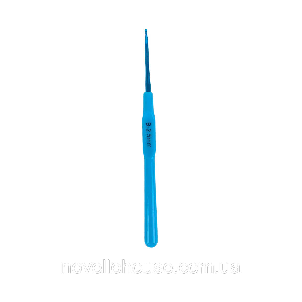 Крючок для вязания с пластмассовой ручкой № 2,5 мм - фото 1 - id-p643885831