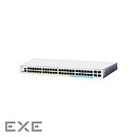 Комутатор Cisco Catalyst 1300 48-port GE, PoE, 4x1G SFP (C1300-48P-4G)