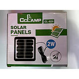 Сонячна панель CcLamp CL-620 монокристалічна портативна 2 Вт, фото 2