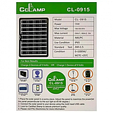 Сонячна панель CcLamp CL-0915 монокристалічна портативна 15 Вт 2 USB роз'єми, фото 3