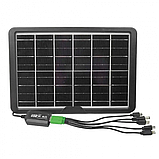 Сонячна панель CcLamp CL-0915 монокристалічна портативна 15 Вт 2 USB роз'єми, фото 5