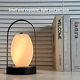 Настільна LED лампа для декору кімнати з сенсорним керуванням D26 Акумуляторна лампа для їдальні, фото 4