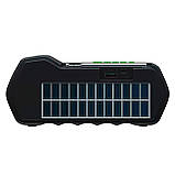 Портативна сонячна система GD-LITE-11 повербанк, ліхтар, радіо FM, Bluetooth, фото 3