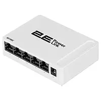 Коммутатор 2E PowerLink SG105C 5xGE, Гигабитный, неуправляемый, рабочий стол.