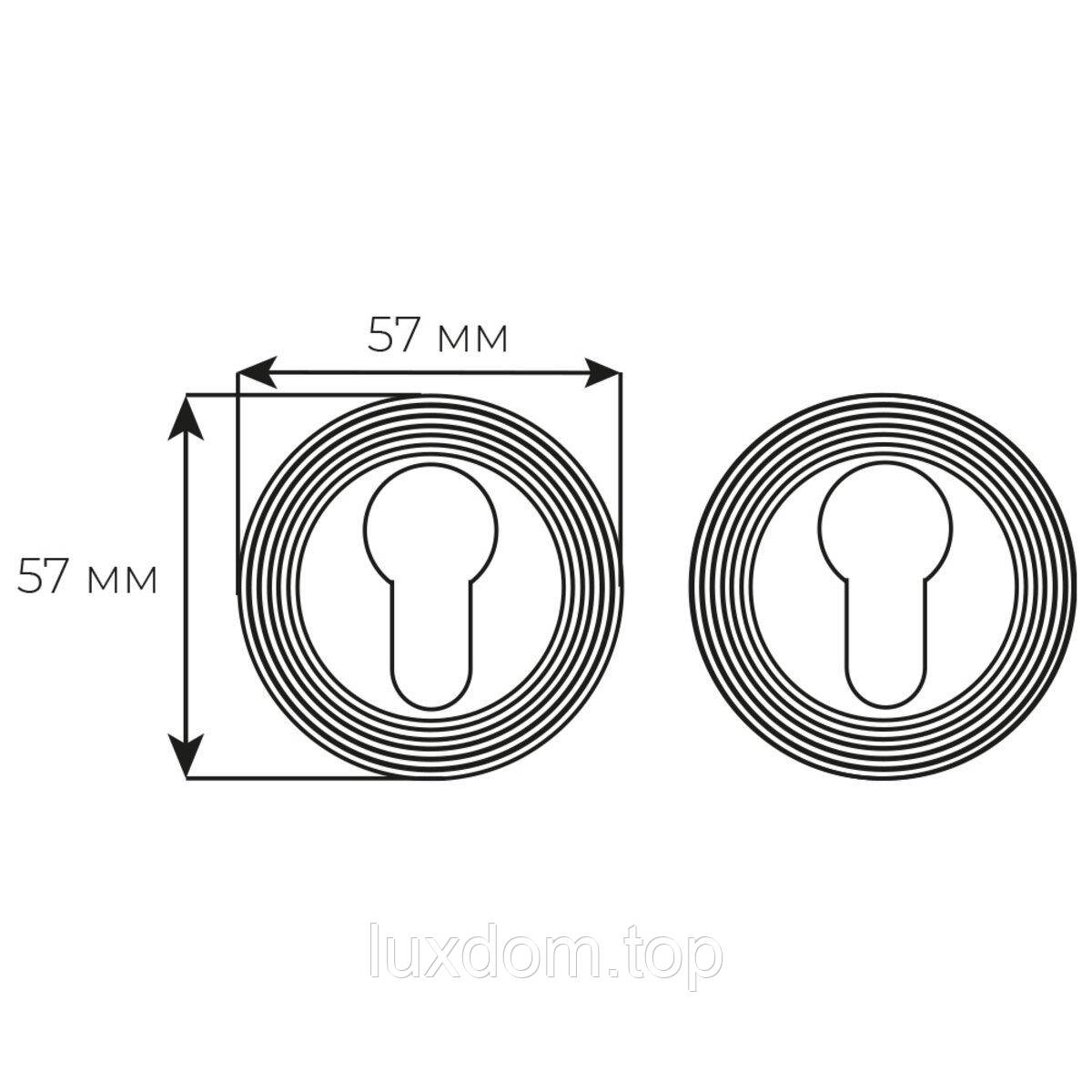 Накладка кл Fimet 269 F21 нікель, фото 1