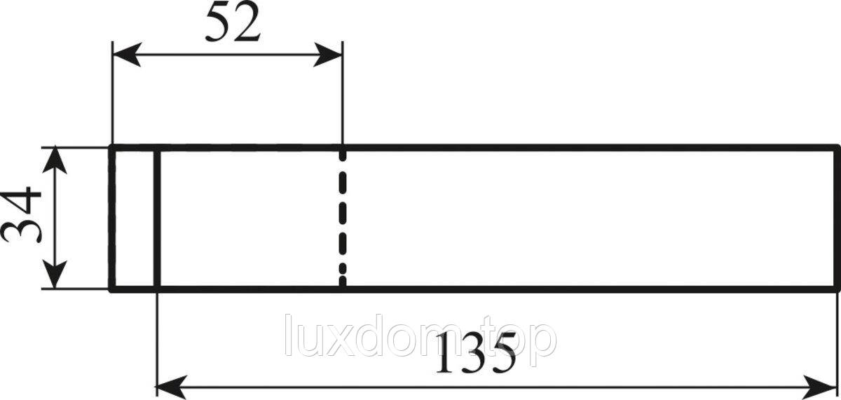Ручка Tupai Linha Q2 2730RE титан R ф/з