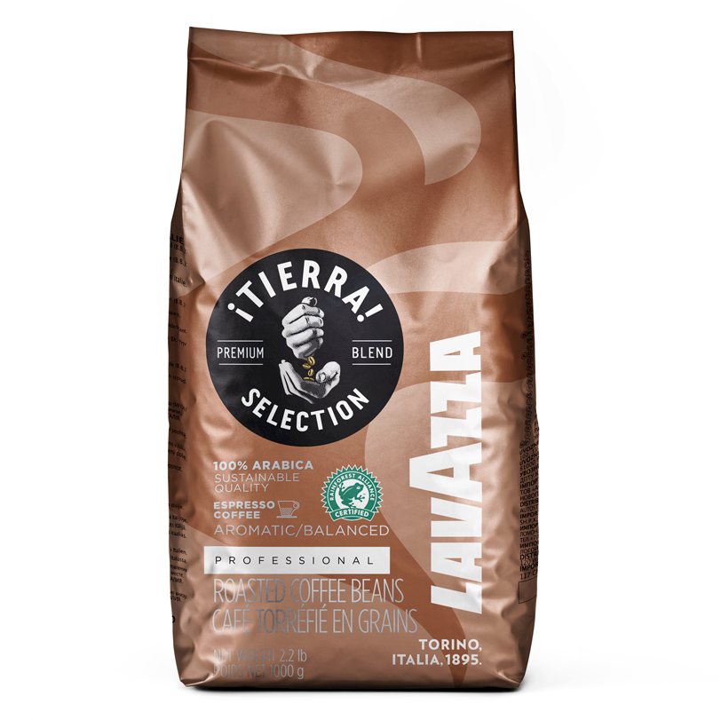 Кава Lavazza Tierra (бронзова) в зернах 1 кг