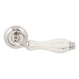 Ручка Fimet 148-231C F21 Lady нікель/слон.кістка/сріб. полоска R ф/з, фото 2