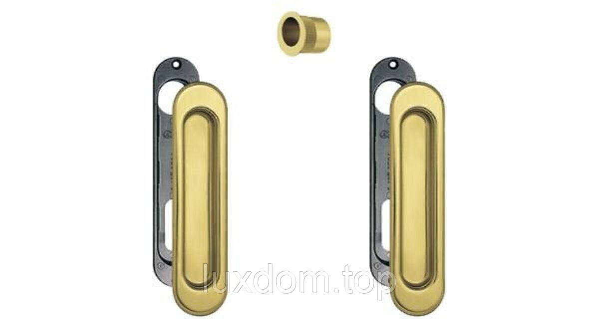 AGB Art. B019270002 KIT F1 Комплект ручок на розсувнi двері + ручка д / витяг дверей бронза