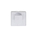 Securemme Kit 5035KCS Roma Комплект поворотник до засувці квадратний мат хром, фото 2