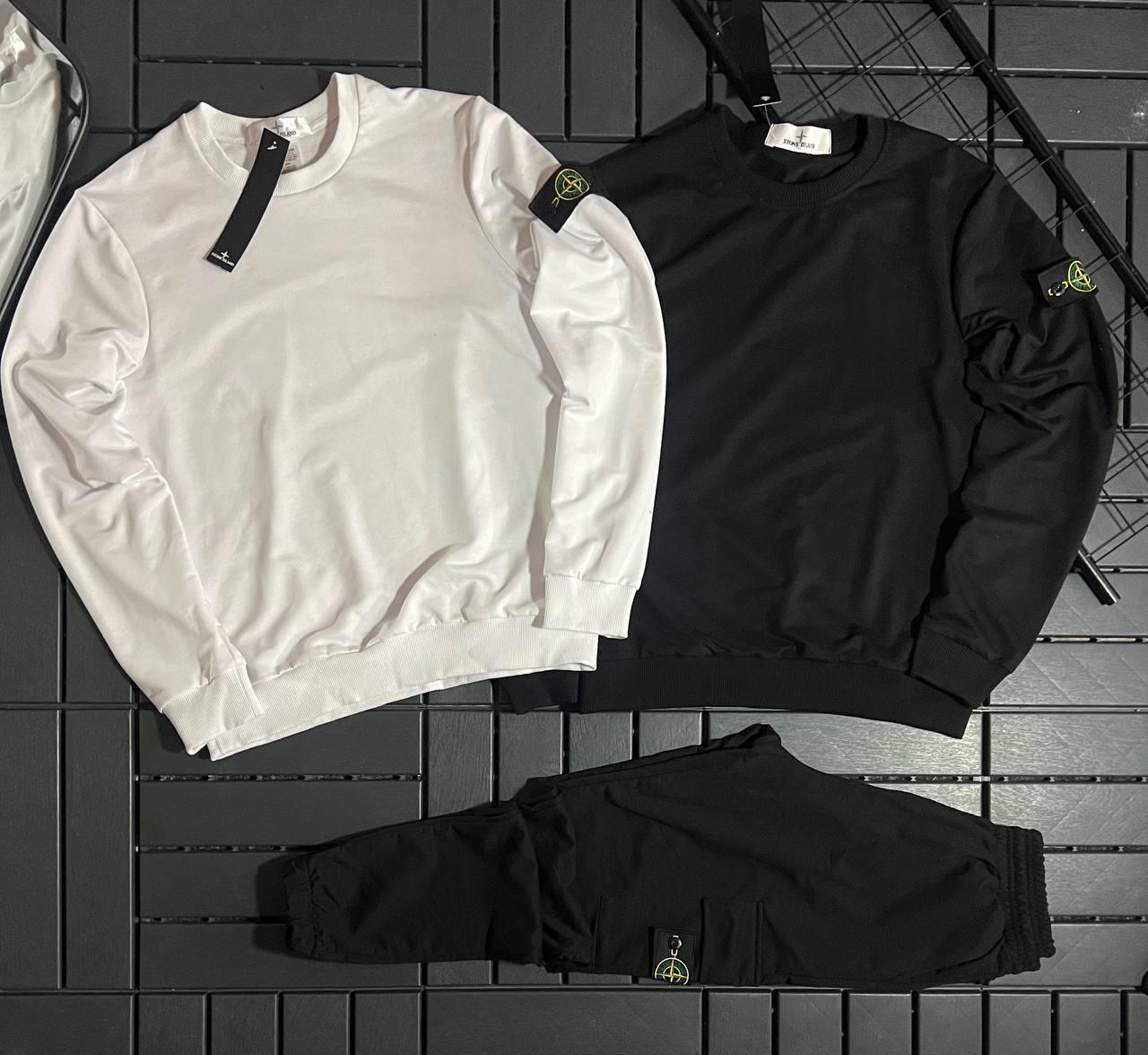 Спортивний костюм чоловічий stone island весняний осінній 2 Світшота штани стон айленд
