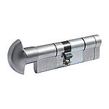 Циліндр Securemme 361PCS4050115 K64 40/50 мм 5кл +1 монтажний ключ / ручка мат.хром, фото 3
