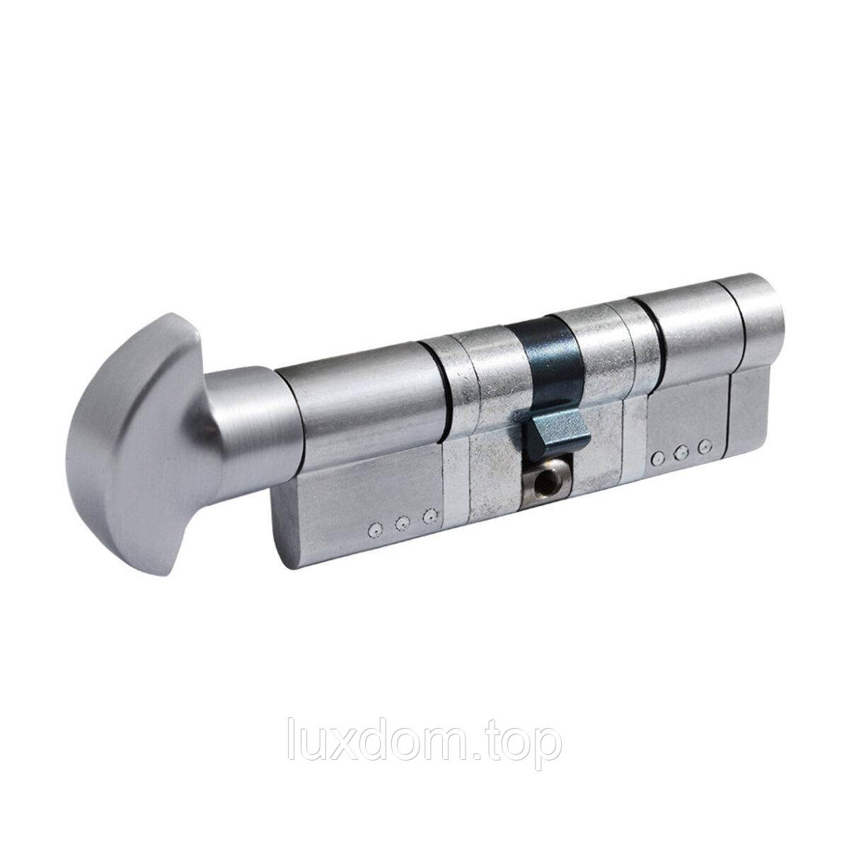 Циліндр Securemme 361PCS4545115 K64 45/45 мм 5кл +1 монтажний ключ / ручка мат.хром