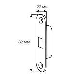 AGB Art. B024043178 Touch Відповідна планка до фіксатора, для дерева, сірий, фото 2