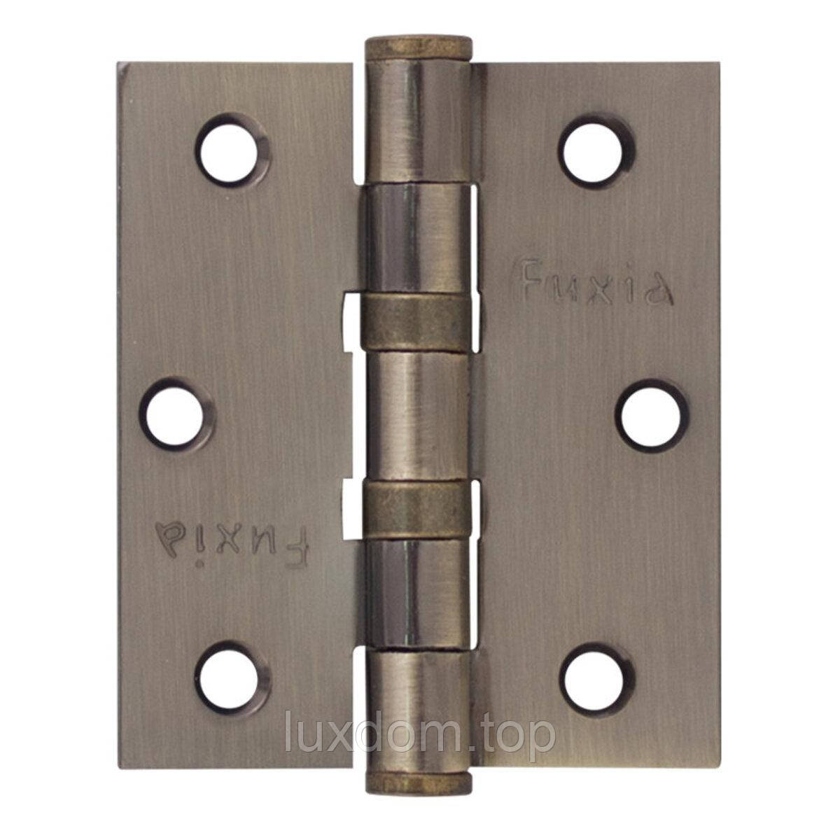 Завiса 75 * 2,5 (2 підшип, сталь) антична латунь Fuxia, фото 1