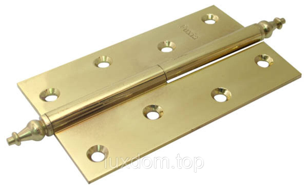 Завіса разб (латунь) 125 * 3 пол.. латунь, лев Fuxia 610 F, фото 1