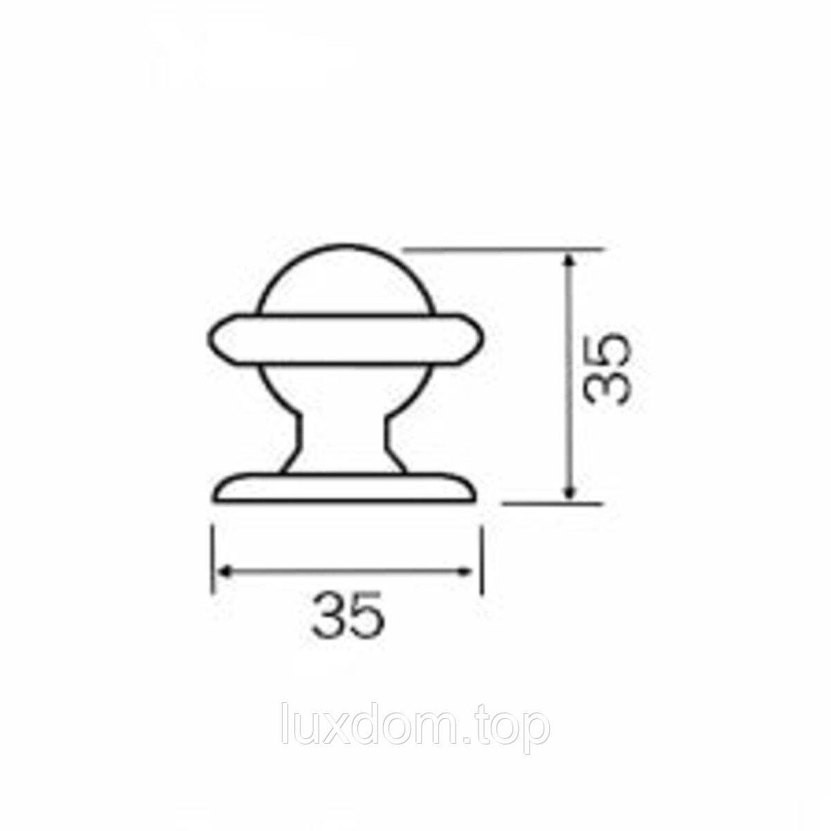 Стопор Fimet 3697 F01 підлога.латунь