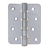 Петля RDA 100*3*3 (4 підш. сталь) закр. R7 мат хром, фото 2