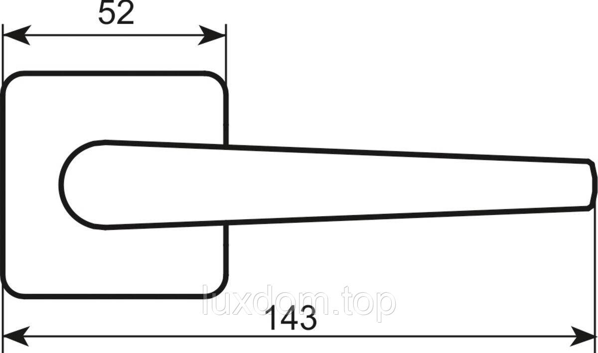 Ручка Colombo Robotre S мат хром R ф/з, фото 1
