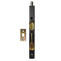 AGB D003201593 Шпінгалет врізний 150/16 відкидний чорний